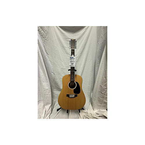 Martin DX2E 12 String Acoustic Electric Guitar Natural