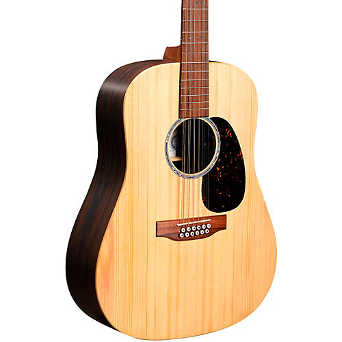Martin DX2E Rosewood HPL 12-String Dreadnought Acoustic-Electric Guitar Natural