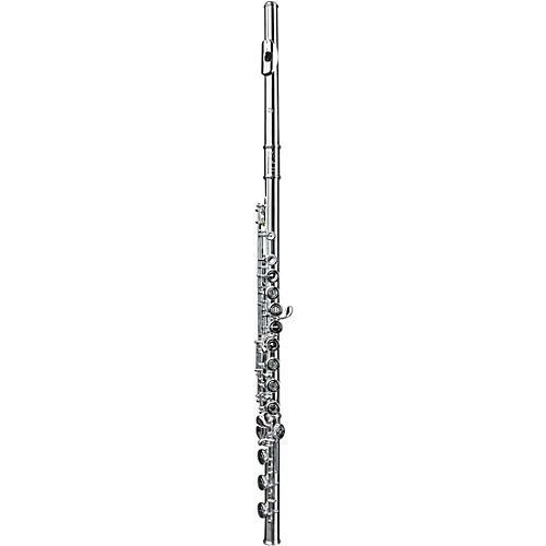 DI ZHAO DZ801 Professional Flute, Open Hole, Pointed Arms, Silver Headjoint and Body Offset G B-Foot