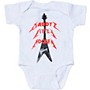 Gibson Daddy's Little Rocker Flying V Onesie - 12/18 Months White