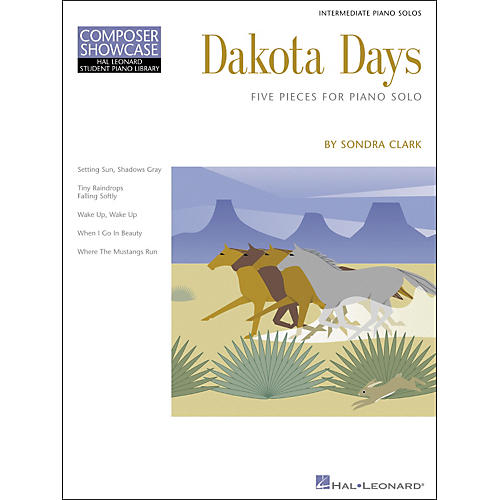 Hal Leonard Dakota Days Five Pieces For Piano Solo Intermediate Level Composer Series Hal Leonard Student Piano Library by Clark