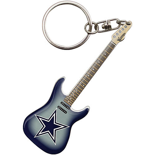 Dallas Cowboys Electric Guitar Keychain
