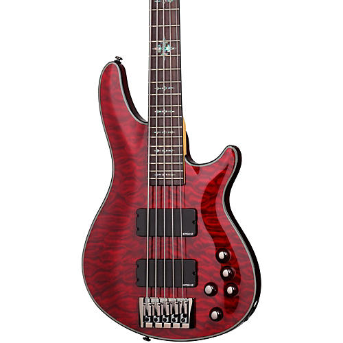 Damien Elite-5 Left-Handed Electric Bass Guitar