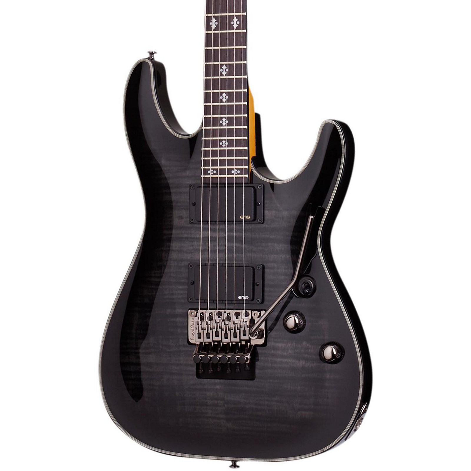 Schecter Guitar Research Damien Elite-6 Electric Guitar with Floyd Rose ...