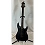 Used Schecter Guitar Research Damien Elite 6 Floyd Rose Solid Body Electric Guitar Black