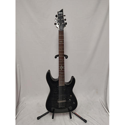 Schecter Guitar Research Damien Elite 6 Solid Body Electric Guitar Charcoal
