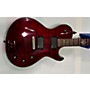Used Schecter Guitar Research Damien Elite Solo Solid Body Electric Guitar Red
