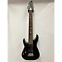 Used Schecter Guitar Research Damien Platinum 8 Left Handed Solid Body Electric Guitar Satin Black