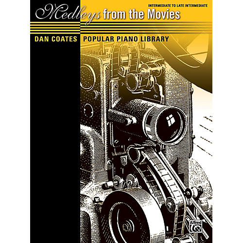 Dan Coates Popular Piano Library: Medleys from the Movies Book