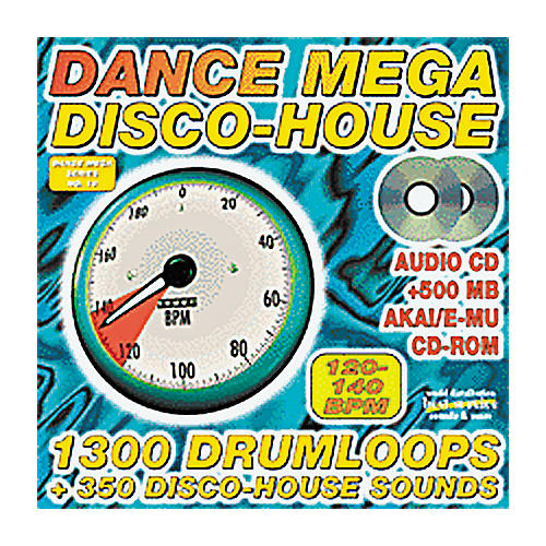 Dance Mega Disco House Audio CD and Akai/E-MU Sample CD-ROM