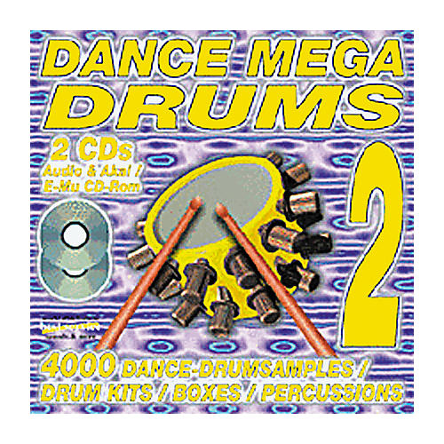 Dance Mega Drums 2 Audio/Akai/Emu Sample CD-ROM