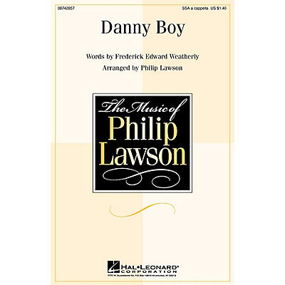 Hal Leonard Danny Boy SSA A Cappella arranged by Philip Lawson