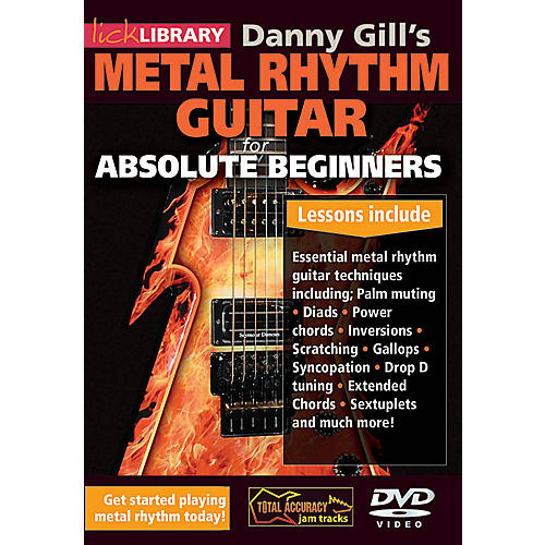 Licklibrary Danny Gill's Metal Rhythm Guitar (Absolute Beginners Series) Lick Library Series DVD by Danny Gill