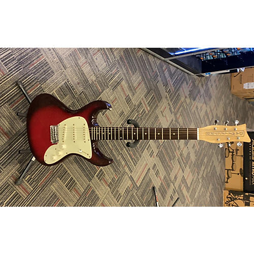 Danelectro DanoBlaster Hearsay Solid Body Electric Guitar red sparkle
