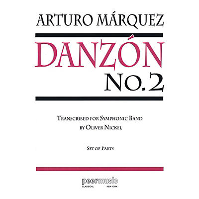 PEER MUSIC Danzon No. 2 Concert Band Level 4 Composed by Arturo Marquez