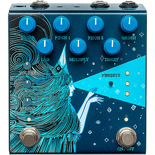 Old Blood Noise Endeavors Dark Star Stereo Soundscape Reverb Effects Pedal Condition 2 - Blemished Blue 197881401412