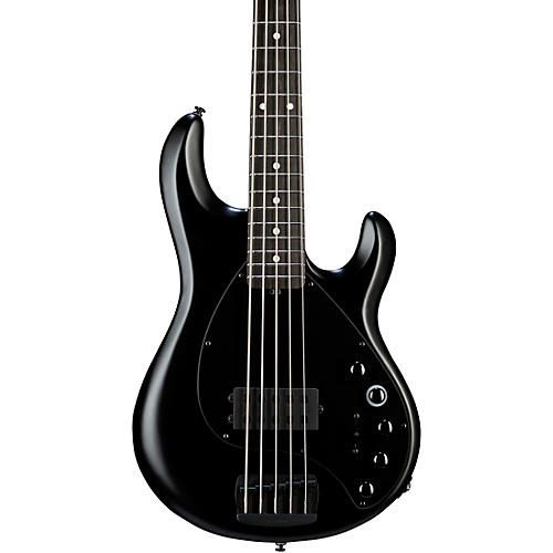 Ernie Ball Music Man DarkRay 5 5-String Electric Bass Guitar - Stealth Black