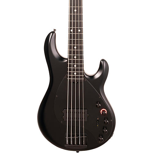 Ernie Ball Music Man DarkRay 5 5-String Electric Bass Guitar Stealth Black