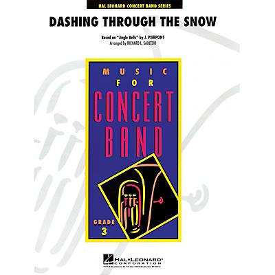 Hal Leonard Dashing Through the Snow - Young Concert Band Series Level 3 arranged by Richard Saucedo