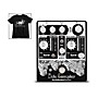 Earthquaker Devices Data Corrupter Modulated Monophonic Harmonizing PLL Effects Pedal and Octoskull T-Shirt Large Black
