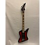 Used Jackson Dave Ellefson Signature KELLY BIRD IV Electric Bass Guitar RED AND BLACK
