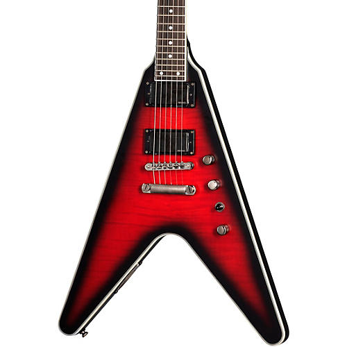 Epiphone Dave Mustaine Flying V Prophecy Electric Guitar Condition 2 - Blemished Aged Dark Red Burst 197881185077