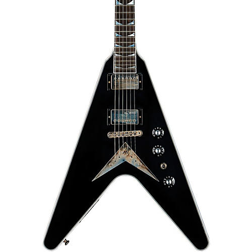 Gibson Custom Dave Mustaine Limited-Edition Flying V EXP Electric Guitar Ebony