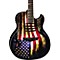 Dave Mustaine Mako Glory Acoustic-Electric Guitar Level 2 USA Flag Graphic 888366053713