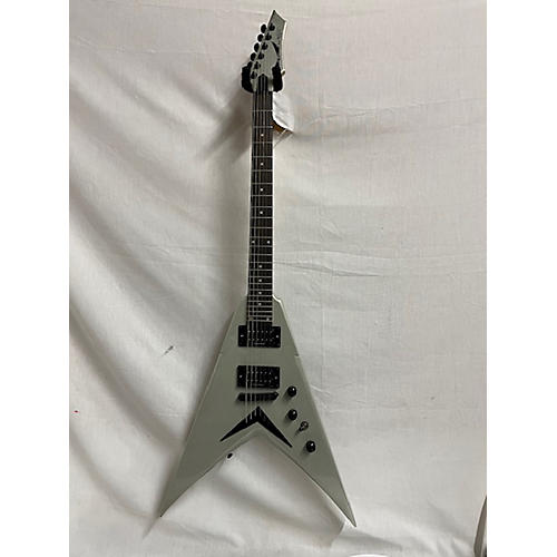 Dean Dave Mustaine Signature V Solid Body Electric Guitar Metallic Silver