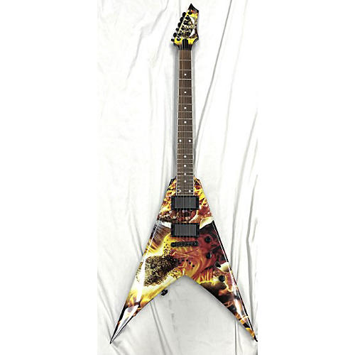 Dean Dave Mustaine V 'End Game Graphics' Solid Body Electric Guitar End Game Graphics