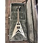Used Kramer Dave Mustaine Vanguard Solid Body Electric Guitar Silver