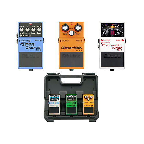 Dave Navarro Pedal Pack (CH-1, TU-3, DS-1) with Free BCB30 Pedal Board