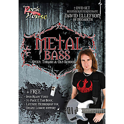Rock House David Ellefson of Megadeth Metal Bass Speed, Thrash & Old School DVD