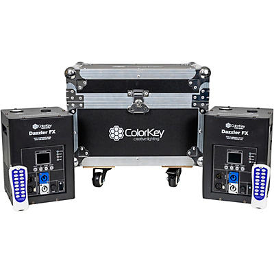 ColorKey Dazzler FX MKII 2-Pack Bundle w/ Case (Black)