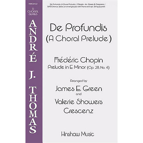 Hinshaw Music De Profundis (A Choral Prelude) SATB arranged by James E. Green