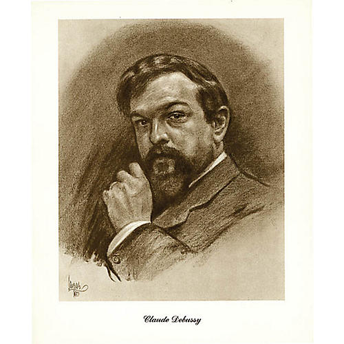 Debussy (Lupas Small Portrait Poster) Music Sales America Series