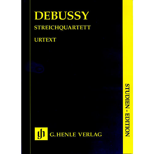 G. Henle Verlag Debussy String Quartet Study Score
