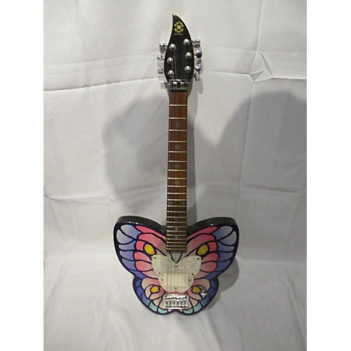 Daisy Rock Debutante Butterfly Short Scale Electric Guitar Purple