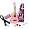 Debutante Junior Miss Acoustic Guitar Pack Level 1 Bubble Gum Pink