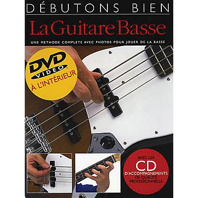 Music Sales Debutons bien la guitare basse - Absolute Beginners Bass French Edition Music Sales America by P Mulford