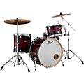 Pearl Decade Maple 3-Piece Shell Pack White Satin PearlGloss Deep Red Burst