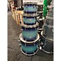 Used Pearl Decade Maple Drum Kit Blue Burst