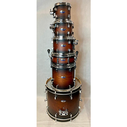 Pearl Decade Maple Drum Kit Satin Brown Burst