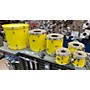 Used Pearl Decade Maple Drum Kit Yellow