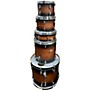 Used Pearl Decade Maple Shell Pack Drum Kit satin brown burst