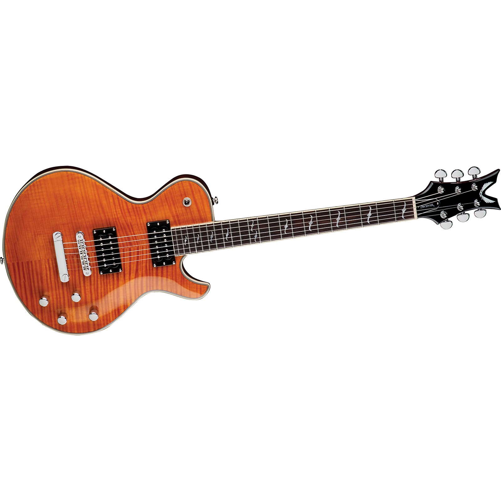 Dean Deceiver TK Flame Top Electric Guitar Musician