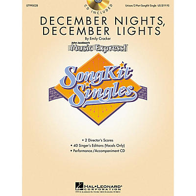 Hal Leonard December Nights, December Lights (SongKit Single) UNIS/2PT Composed by Emily Crocker