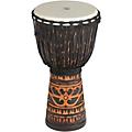 X8 Drums Deep Carve Antique Chocolate Djembe Drum 10 in.10 in.