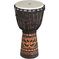 X8 Drums Deep Carve Antique Chocolate Djembe Drum 10 in.12 in.