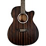 Open-Box Washburn Deep Forest Ebony ACE Acoustic-Electric Guitar Condition 1 - Mint Natural Matte